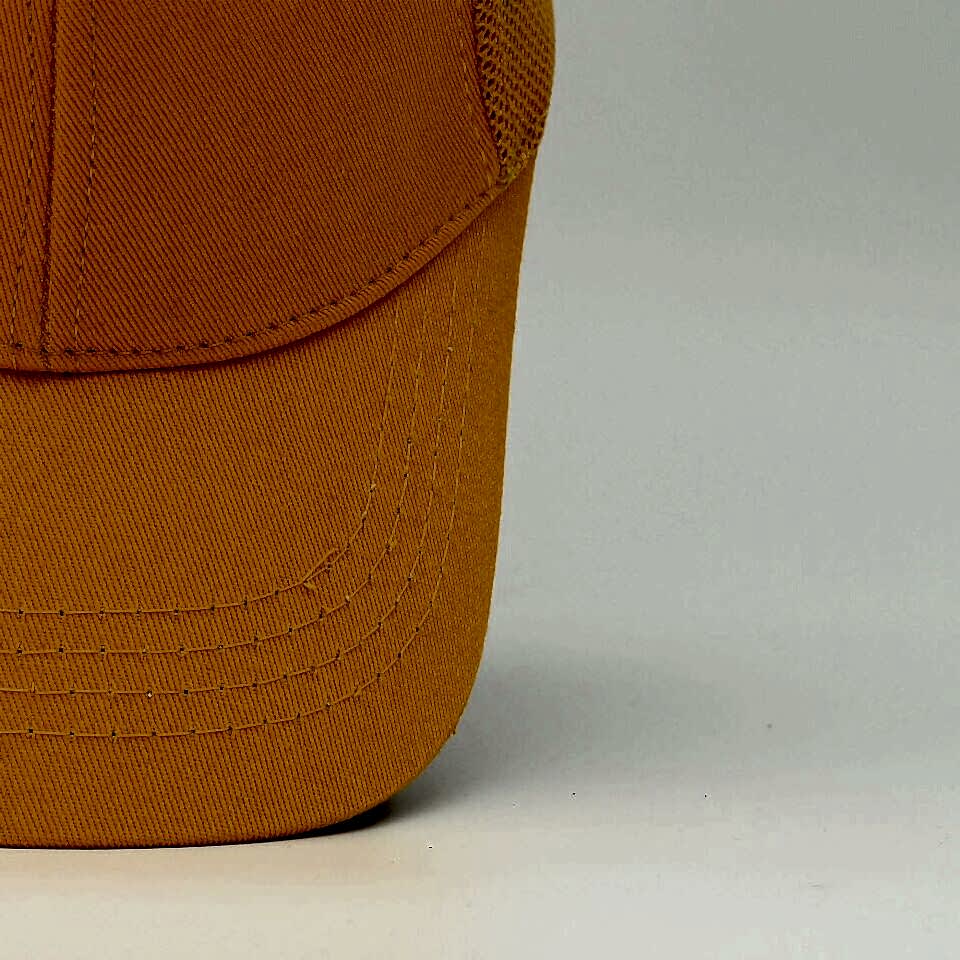 Unisex Ayarlanabilir Sarı Fileli Spor Basic Şapka