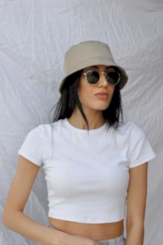 Koyu Bej Kova Şapka Balıkçı Şapka Bucket Hat