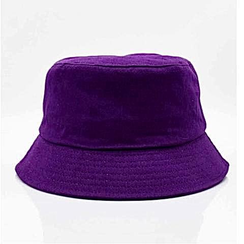 Kadın Mor Bucket Şapka Kadın Kova Şapka