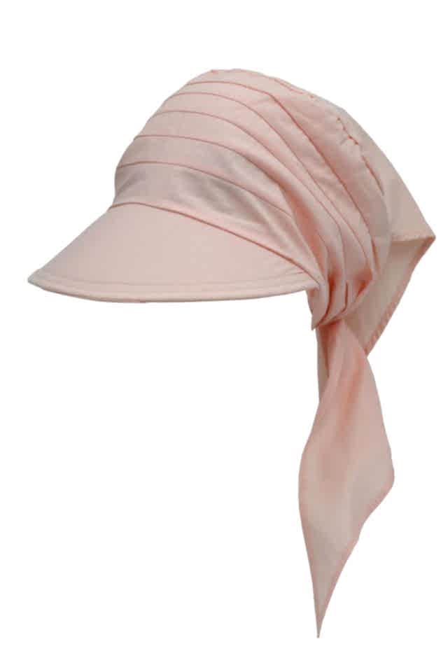 Safari Bağlamalı Pudra Siperli Bandana Vizör